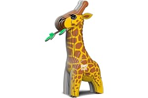 EUGY Puzzle 3D, Colore marrone, EH-009