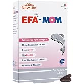 New Life Efa Mom 30 Kaps&uuml;l - Omega 3 - DHA - Kolin - Magnezyum - Demir - Vitamin ve Mineraller