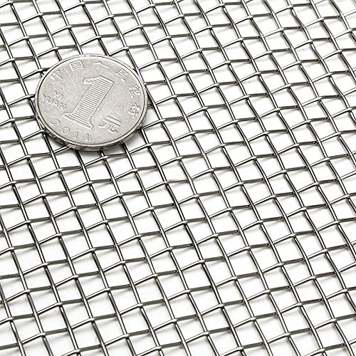20 Mesh Edelstahl Gewebte Tuch Bildschirm Draht Filter Blatt Fliegengitter 150 X 300mm - 3