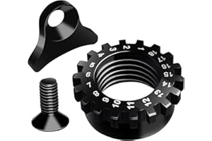 alltoo Anteriore Forcella Barrel Albero Vite Dado Riparazione Per FOX 32/34 36 SC 15MM Albero Barile Bicicletta Barrel Shaft Sostituire le viti Dado di bloccaggio