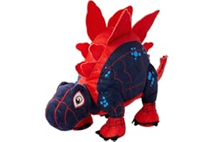 DISNEY SIMBA - Peluche Spin Stegosaurus - Miles Morales versión Dinosaurio - Colores Vivos y Felpa Suave - Desde 0 Meses - Spidey and His Amazing Friends (6315870559)