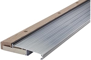 MD BUILDING PRODUCTS M-D Building Products 78600 M-D in Swing Adjustable Sill, 36 in L X 5-5/8 in W X 1-1/8 in H, Aluminum/Hardwood, Silver