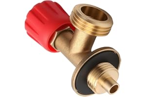 TIMES MARK Camping Gaz Adapter For Motorhome & Caravan Regulators Fits 907,904 & 901 - Gas Bottle Connector Regulator Camping Butane Canister, Motorhome Caravan Regulators Adapter, Cylinders Brass Adaptor