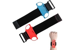 Prmape 2 Pulseras Just Dance, Switch Dance 2026 2025 2024 2023, Ring Fit Adventure Switch para Adultos y Niños
