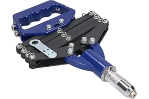 AB TOOLS-TOOLZONE Lazy Tong Pop Rivet Gun Riveter Pot HD 2.4/3.2/4 / 4.8/6.4mm Tongue TE020