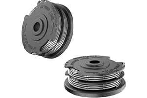 MAOZHOU Strimmer Spool Line,2 PCS Φ1.6mm 6m F016800351 String Trimmer Replacement Spool Line,Standard Double Autofeed Nylon Spools for Bosch ART 24 27 30 30-36 LI Grass Trimmer
