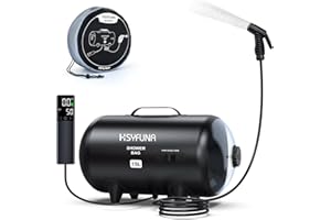 HSYFUNA Douche Solaire,Douche Camping avec Pompe Douche Portable Douche Solaire Camping, Sac De Douche Solaire Camping avec Sac De Rangement,pour Les Excursions De Camping à La Plage