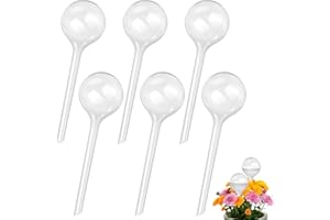 WWMILY 6 PCS Plant Watering Bulbs Automatic Watering Globes Plastic Self-Watering Globes Garden Water Device for Plant Indoor Outdoor