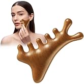 Sandal Ağacı Gua Sha, Masaj Aleti Y&uuml;z &amp; El &amp; T&uuml;m V&uuml;cut &amp; Sa&ccedil; Bakım No:4