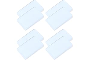 Desenda 8 PCS Furniture Leveling Wedges, Transparent Table Shim Multipurpose Rubber Shim for Uneven Floors Table Furniture (5mm)
