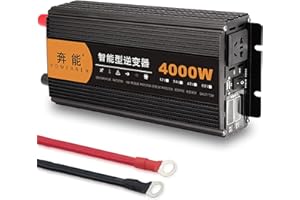CHEIRS 3200W 4000W 5000W 6000W 8000W 9000W 12000W 15000W Inverter a onda sinusoidale pura Inverter a corrente continua DC 12V/24V a AC 220V Inverter di potenza,4000W-12V