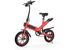 HBFTXRIDE 12“ Bicicletta Elettrica Pieghevole, Bici Elettrica Adulto 25km/h, 36V 7.8AH Batteria al Litio, Fino a 30-45km Bike Elettrica Uomo Donna, Pedalata Assistita