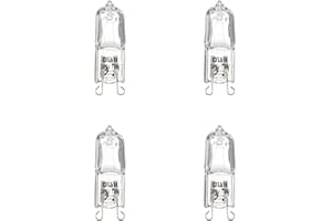 Diall Halogen Capsule Light Bulbs G9 219lm 230V 19W 4 Pack