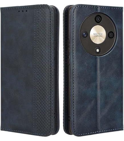 Cuero Soporte Ajustable Funda Tipo Billetera De Cuero Para Honor Magic 4 Lite 5G - Con Soporte, Vidrio Templado 9H Y Múltiples Colores Carcasa Cuero Para Magic 4 Lite 5G