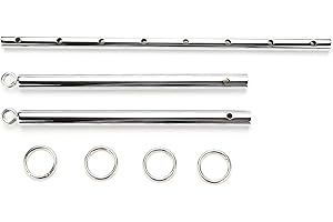 EXREIZST NEW Silver Spreader Bar with Flocking bag Tools home Training Yoga funny pull bar Sports Soft Home Indoor Funny Wearable Toy Toys,