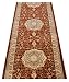 Produktbild Tapiso Yesemek Teppich Läufer Flur Brücke Kurzflor Klassisch Floral Medaillon Ornament Muster Braun Beige Korridor Wohnzimmer ÖKOTEX 60 x 140 cm