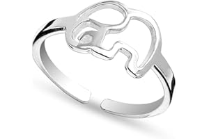 LeCalla 925 Sterling Silver Toe Rings for Women | Minimalist Classic Toe-Rings for Gifting Simple Open Adjustable Toe Band Ring for Women