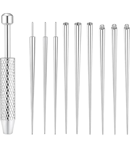 Lot De 3 Pinces De Piercing Pour Boules - En Acier Inoxydable