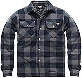 Warm gefüttert DICKIES Holzfällerhemd Thermohemd PORTLAND (XXXL, blau/grau)