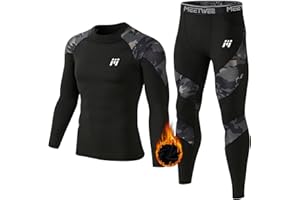 MEETWEE Zestawy termiczne męskie Mężczyźni Men Thermal Underwear Set (1 w zestawie)