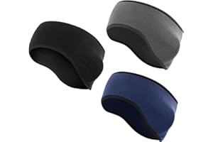 QEEQPF 3 diademas deportivas de invierno para hombre y mujer, elásticas para calentar las orejas, yoga, baile, gimnasio, cálidas y cómodas que absorben la humedad.