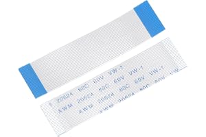 QUARKZMAN Platt flexibel kabel, 24 stift 0,5 mm 50 mm FPC FFC flexibel bandkabel för LCD-TV Bilradio Laptop DVD-spelare 5 st