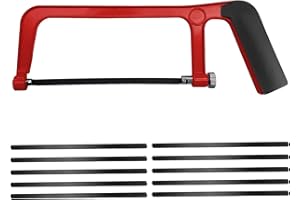 RUGBOL Seghetto, seghetto Junior Seghetto Mini Seghetto Piccolo Seghetto per Taglio Metallo Metallo Legno Acciaio PVC Tubo Carne Congelata Seghetto e Plastica