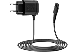 SELURK Caricabatterie 15V HQ8505 per Philips Norelco Rasoio Serie 3000 5000 7000 9000 MG7720 QP6520 QP6620 BG5020 HC7650 S7885 S5465 Bodygroom Compatibile OneBlade Trimmer Barba Adattatore Ricarica