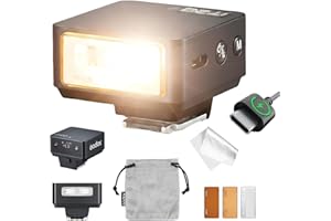 GODOX IT20 S Kamera Blitz, IT20S TTL Mini Blitzgeräte, 1,5 Sekunden Recycle-Zeit, Kompatibel mit Sony Alpha A9 III a7III a7CII a7IV a7C a7RV a7 a7SIII a6700 a6400 a6600 ZV-E10 II ZV1 a6100 (Schwarz)