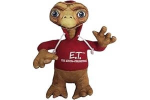 GOSH! DESIGNS E.T Plüschtier E.T. der Außerirdische 20 cm mit rotem Sweatshirt Universal Studios