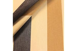 STOFFKONTOR Markisenstoff Outdoorstoff Blockstreifen Breite 160cm Meterware Braun-Beige-Ocker