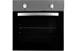 60cm Single Electric Oven In Stainless Steel, Multi-function - SIA SSO59SS
