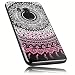 Produktbild mumbi Schutzhülle für HTC U11 Hülle Mandala Design transparent rosa