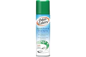 Odor-Eaters, 24 Hour Odour Destroying Antiperspirant Foot and Shoe Spray for Sport Shoes, 150 ml