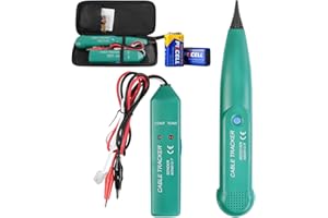 PLLYPE Cable Tracker mit Akku, Kabelbruch Suchgerät Mähroboter, Kabelfinder Kabeltester Leitungssucher, Telefonleitung Tracker für Netzwerk Wartung Collation Durchgang des Testschaltkreises