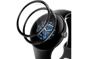 Carantee 2 Stück Schutzfolie für Panzerglas für Google Pixel Watch 3 45mm Folie, Ultradünn Displayschutzfolie, 9H Härte Bläschenfrei Transparent Schutzglas für Google Pixel Watch 3 45mm