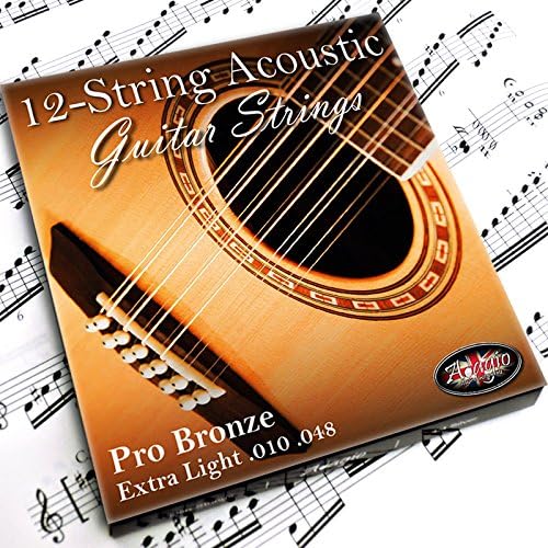 Adagio 3 SETS Professional 12-String Acoustic Guitar Strings