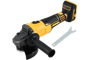 CUPEOHOME Cordless Angle Grinder Compatible with Dewalt 18V/20V Battery, 125MM 7800RPM Brushless Angle Grinder Kit with Auxiliary Handle for Cutting, Grinding, Polishing, Rust Removal(Battery Not Included)