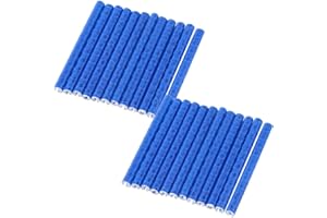 Keenso Reflector de radios de Bicicleta, 24 Piezas Reflector de Rueda de Ciclismo Colorido Rueda de Bicicleta Clips de Reflector de radios Tubo de Clip de Tira de Advertencia Reflectante