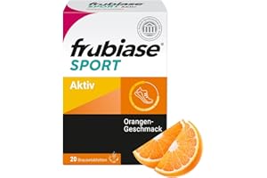 ‎FRUBIASE frubiase SPORT Orange - Isotonisches Sportgetränk - Elektrolyte, hochdosierte Mineralstoffe, Multivitamine, Spurenelemente- zur Unterstützung der Leistungsfähigkeit & Regeneration-20 Brausetabletten