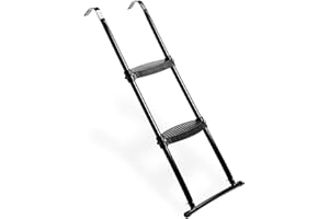 Échelle de Trampoline EXIT Toys - Universelle - Antidérapante - Accroît la Sécurité - pour Trampolines sur Pieds avec Hauteur de Cadre de 80-95cm