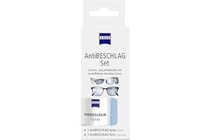 ‎ZEISS ZEISS AntiBeschlag-Spray mit 15ml Inhalt inklusive einem Brillen-Reinigungstuch für einen lang anhaltenden Beschlagschutz - auch bei hoher Luftfeuchtigkeit