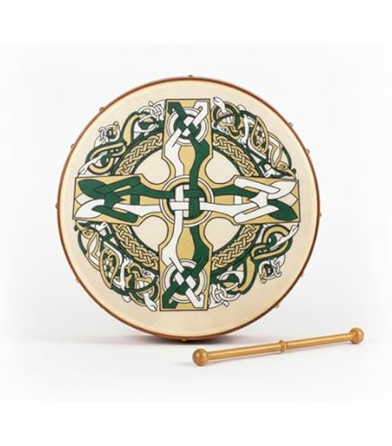 De Keltische Trommel Van De Klopper Bodhran Stock Afbeelding