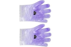 DIOCHE Paraffin Wax Gloves Softening Healing Treatment Mask for Skin Care Hand Feet Lavender (Hand wax set)