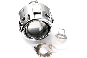 SHUAIGUO Mini 2.5 Inch Bi-xenon Projector Lens Right Hand Drive Lights Headlight Retrofit Set for H1, H4 and H7 Bulb