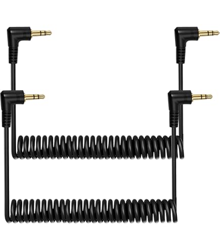 Cavo Audio Marshall Ricambio - 3.5mm Maschio/Maschio 0.6m | Compatibile Con Altoparlanti Woburn, Stanmore Cavo Audio Sostitutivo