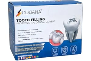 COLTANA Cemento Dental Cotlana - Superior para caries, empastes perdidos, puentes, coronas, empastes