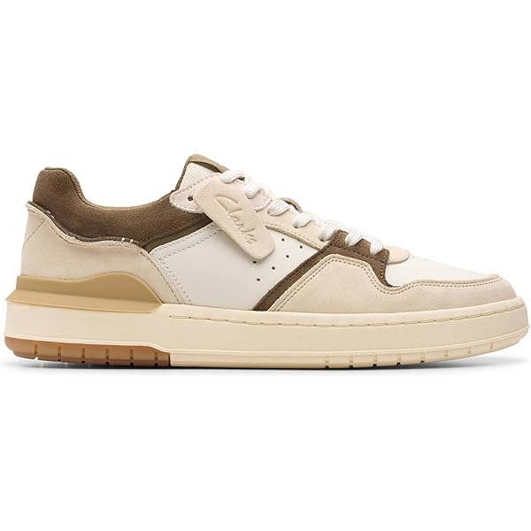 Pantofi sport de piele Cambro Race Clarks (CAMBRO RACE OFF WHITE COMBI M) | Fashion Days