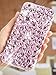 Produktbild Povono Felfy Kompatibel mit Schutzhülle iPhone 5S / SE / 5 Hülle Glitzer Rosa Luxus Bling Glänzend Glitzer Sparkles 3D Diamant Strass Full Body Ultra Dünn Gel Weiche Silikon Crystal Cover Case