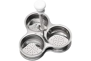 JOYFAN Acier inoxydable non-bâton micro-ondes oeuf chaudière oeuf braconnier cuiseur oeuf vapeur outil